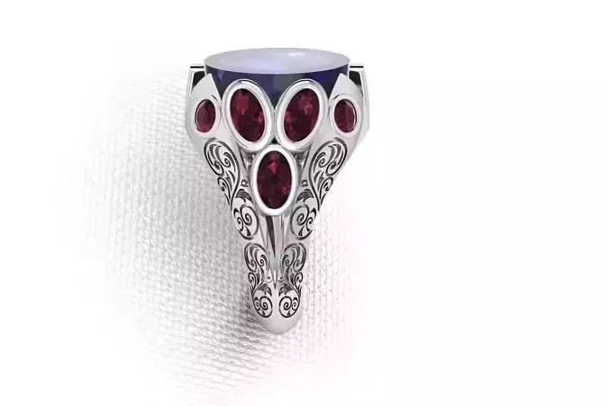 jewelry man ring 3D print model