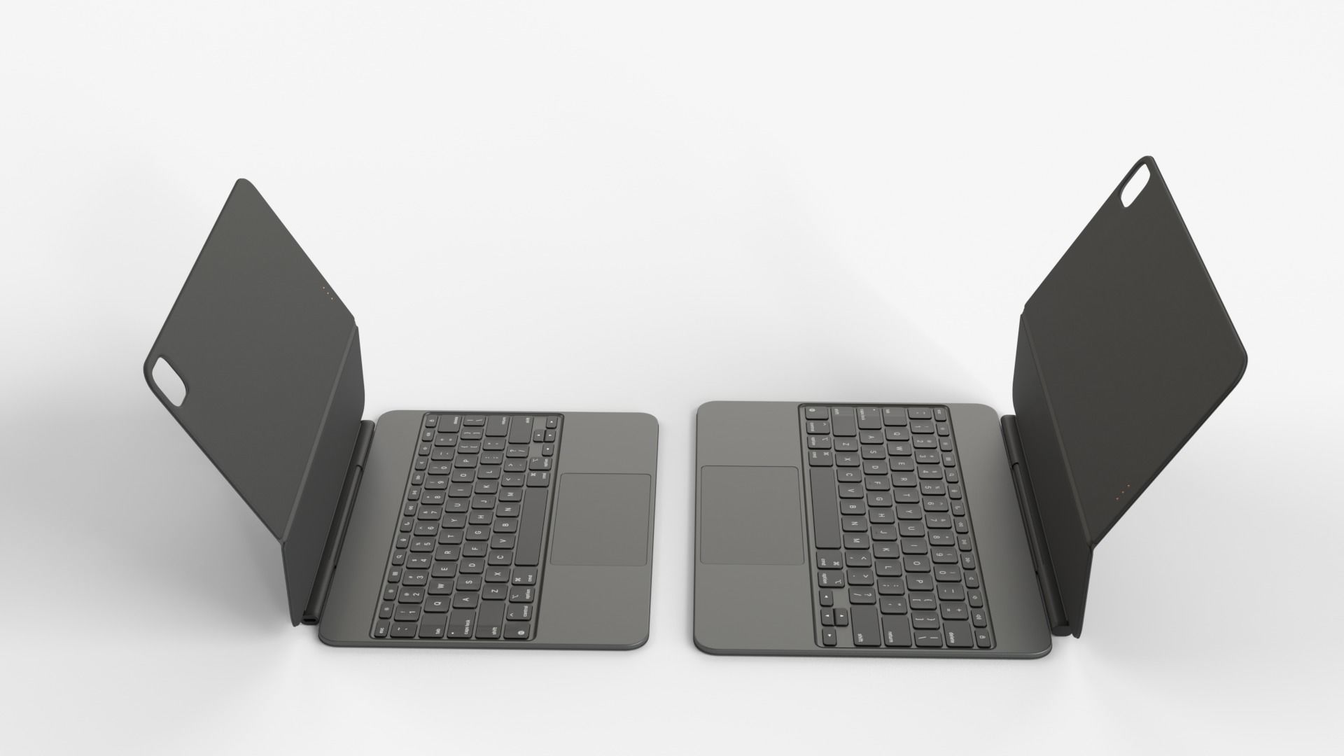 The New Apple ipad pro magic keyboard and  pencil  3D model_4