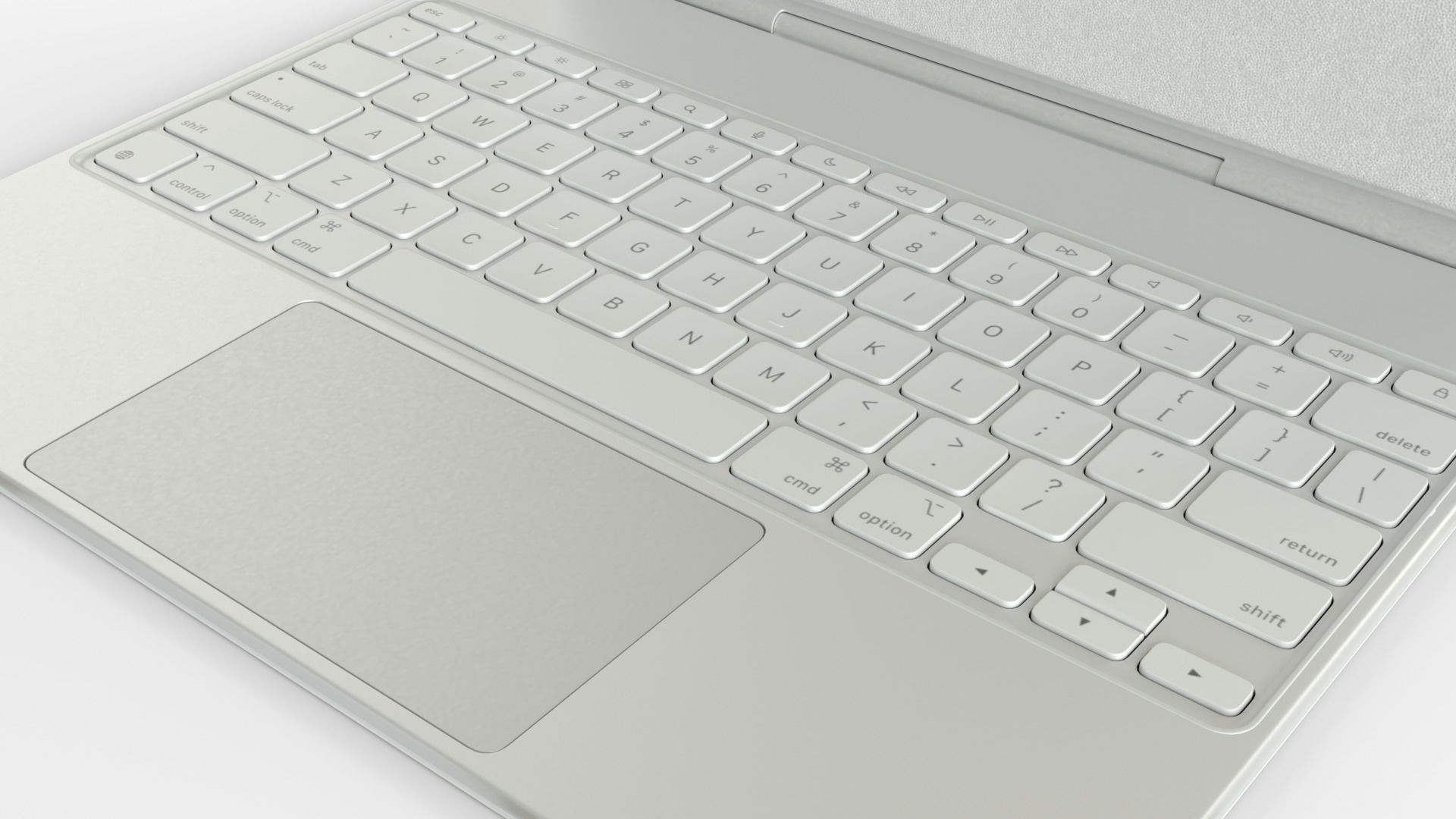 The New Apple ipad pro magic keyboard and  pencil  3D model_6