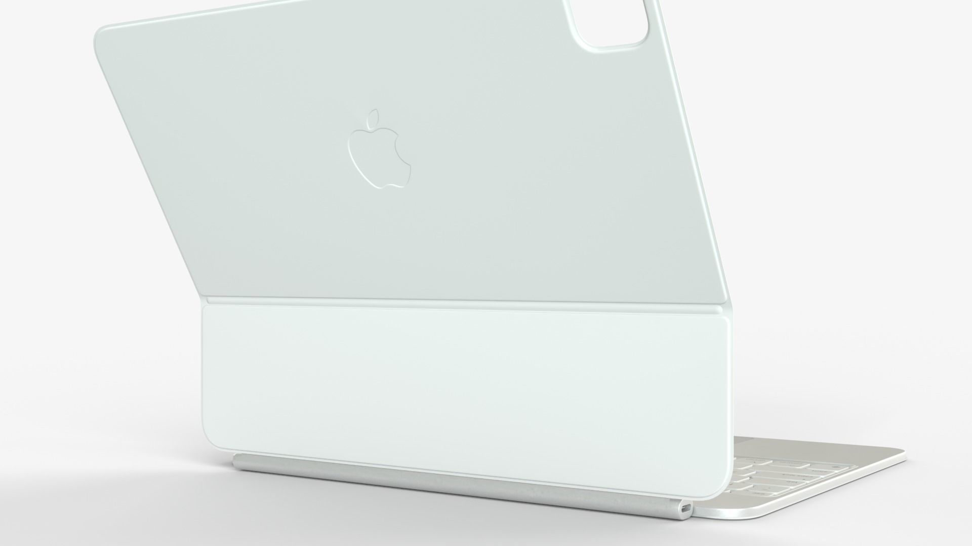 The New Apple ipad pro magic keyboard and  pencil  3D model_3