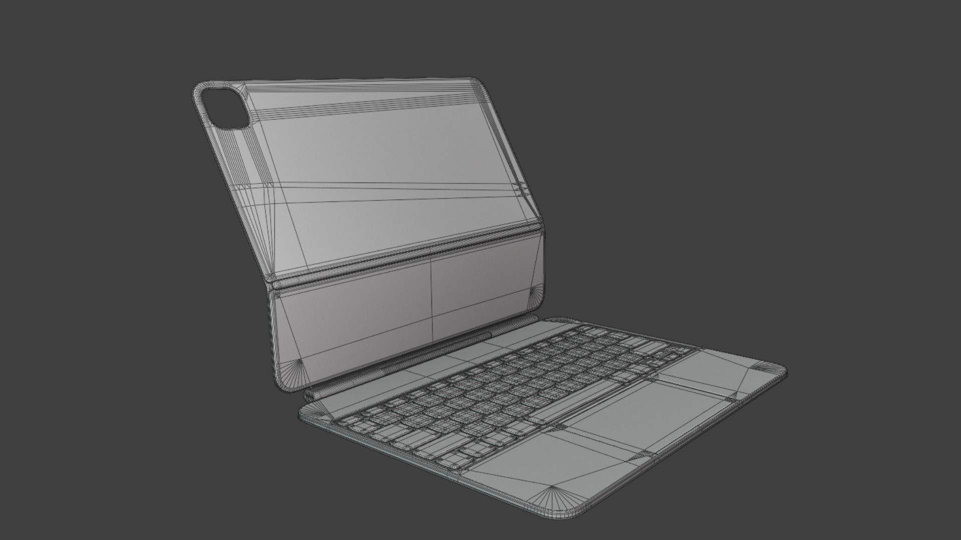 The New Apple ipad pro magic keyboard and  pencil  3D model_5