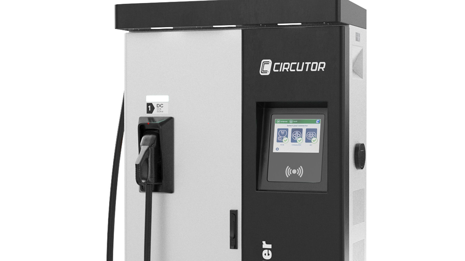 Circutor Raption 100 Outdoor EV Recharge Station 3D model_11
