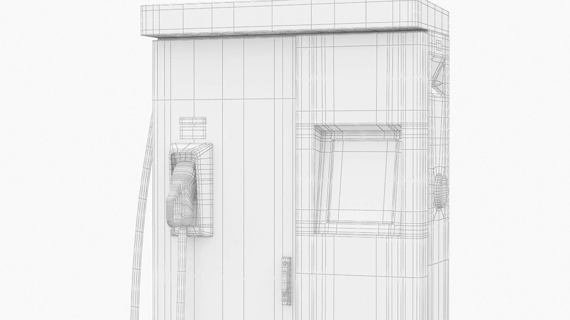 Circutor Raption 100 Outdoor EV Recharge Station 3D model_12