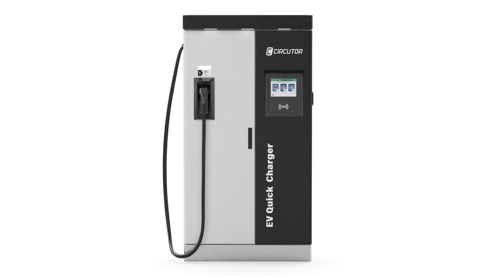 Circutor Raption 100 Outdoor EV Recharge Station 3D model_5