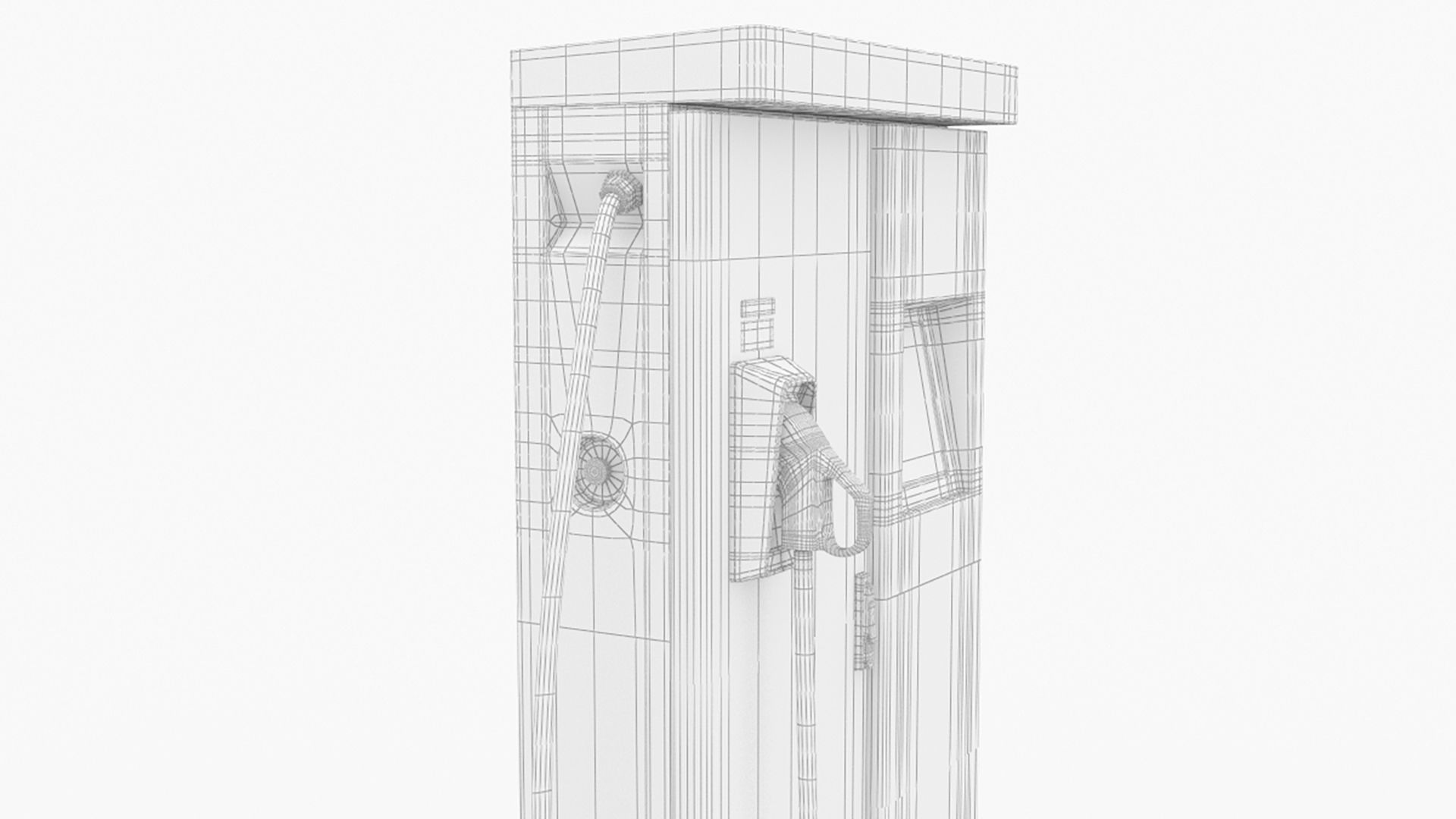 Circutor Raption 100 Outdoor EV Recharge Station 3D model_10