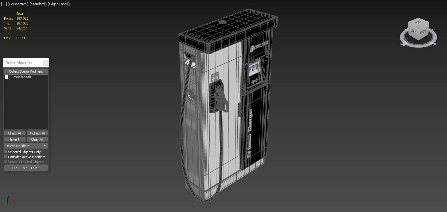 Circutor Raption 100 Outdoor EV Recharge Station 3D model_4