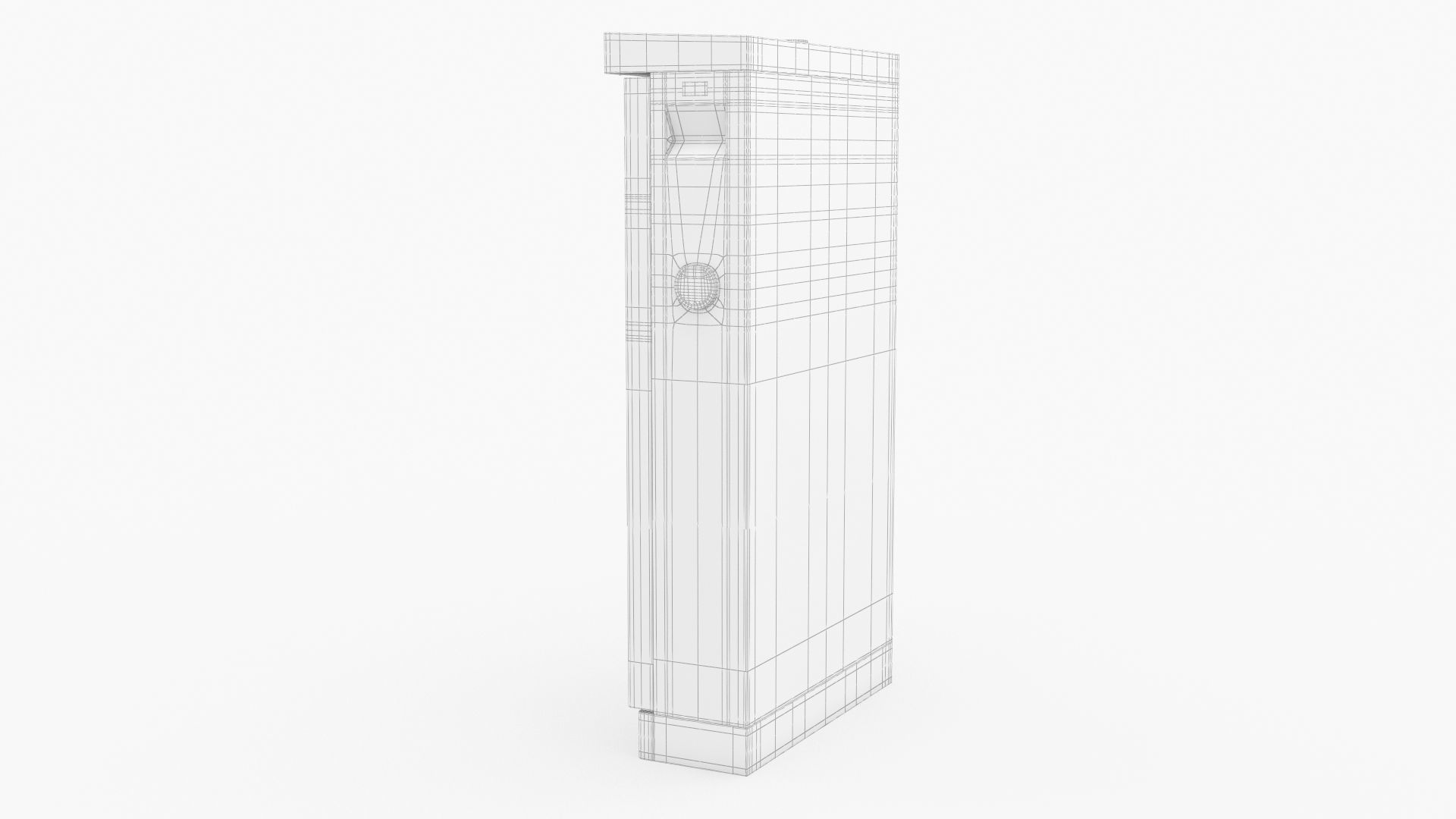 Circutor Raption 100 Outdoor EV Recharge Station 3D model_8