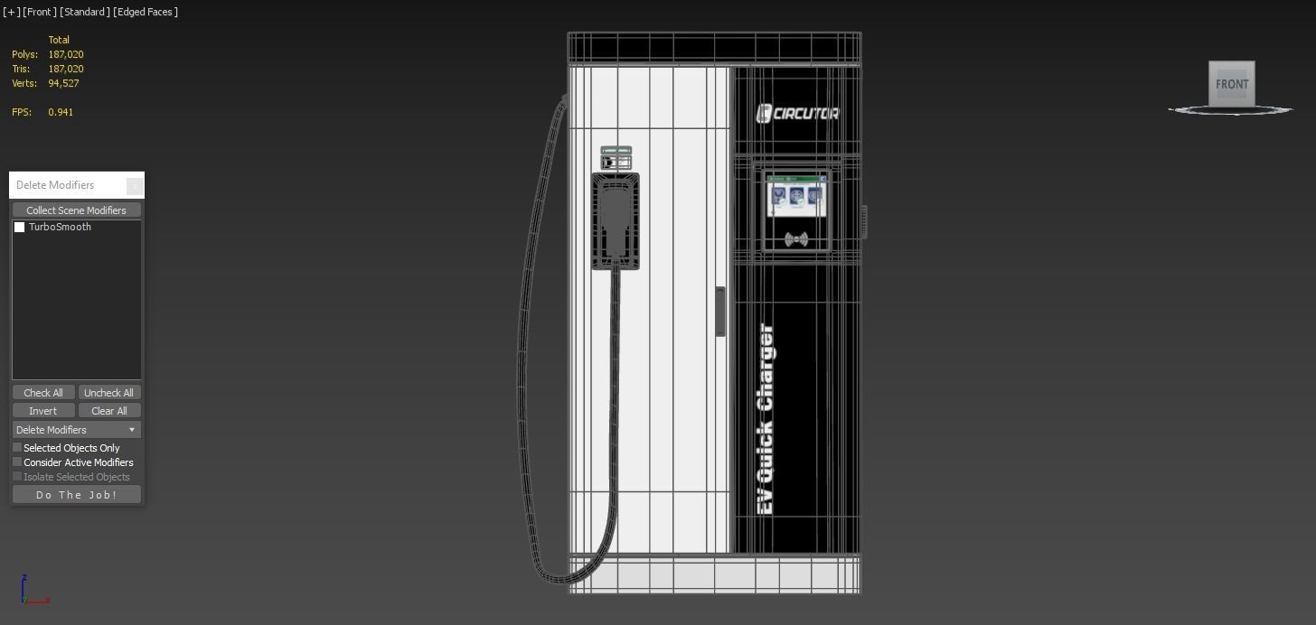 Circutor Raption 100 Outdoor EV Recharge Station 3D model_3