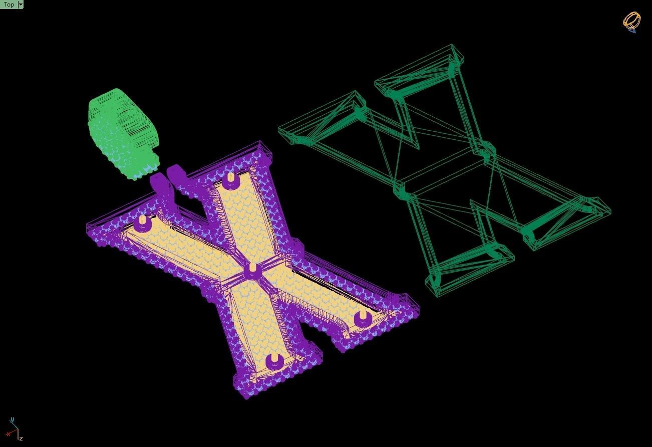 Custom Initial X Letter Diamond Pendant A to Z Alphabet Necklace 3D print model_14