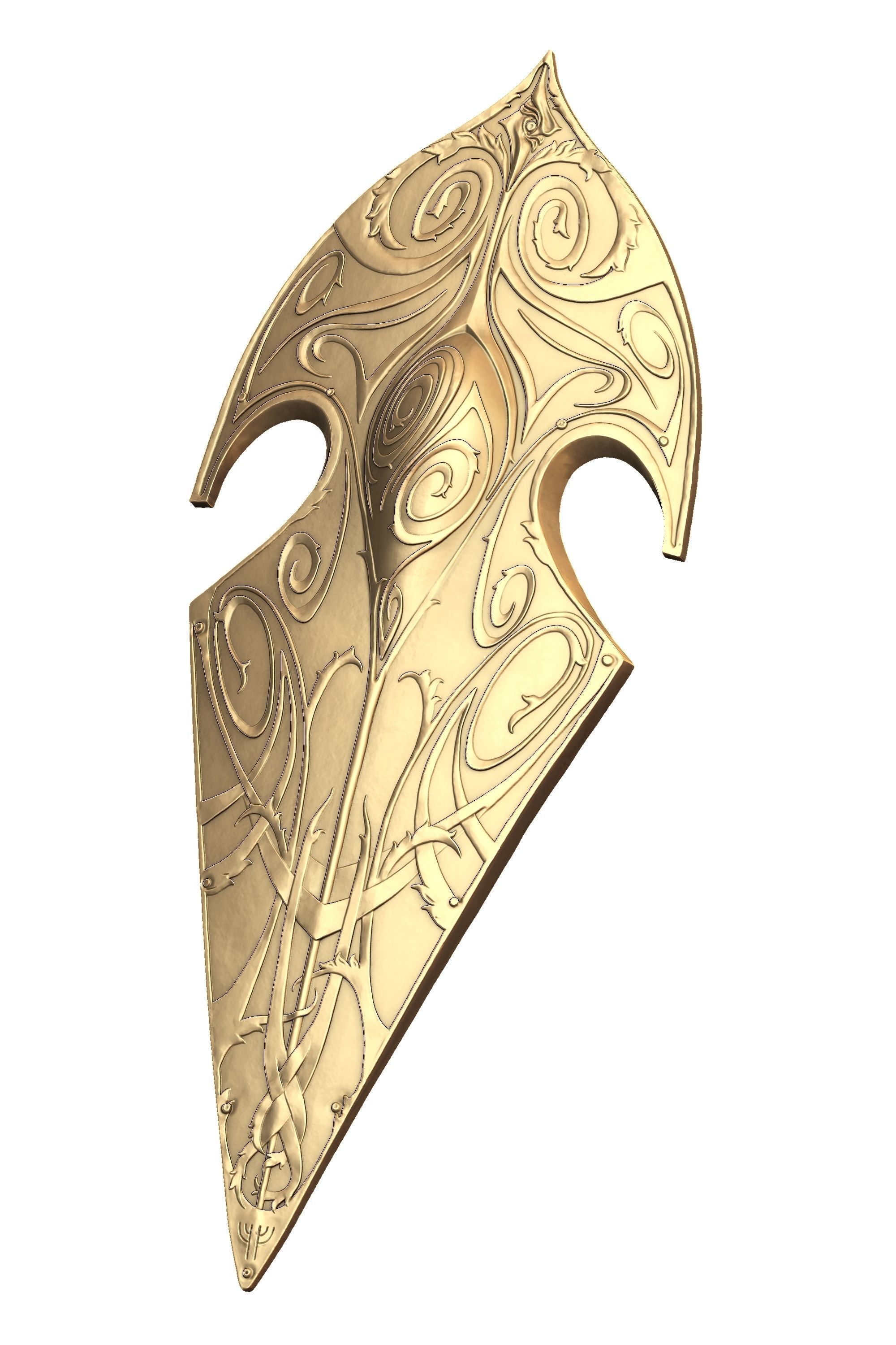 Elven Shield 3D print model_1