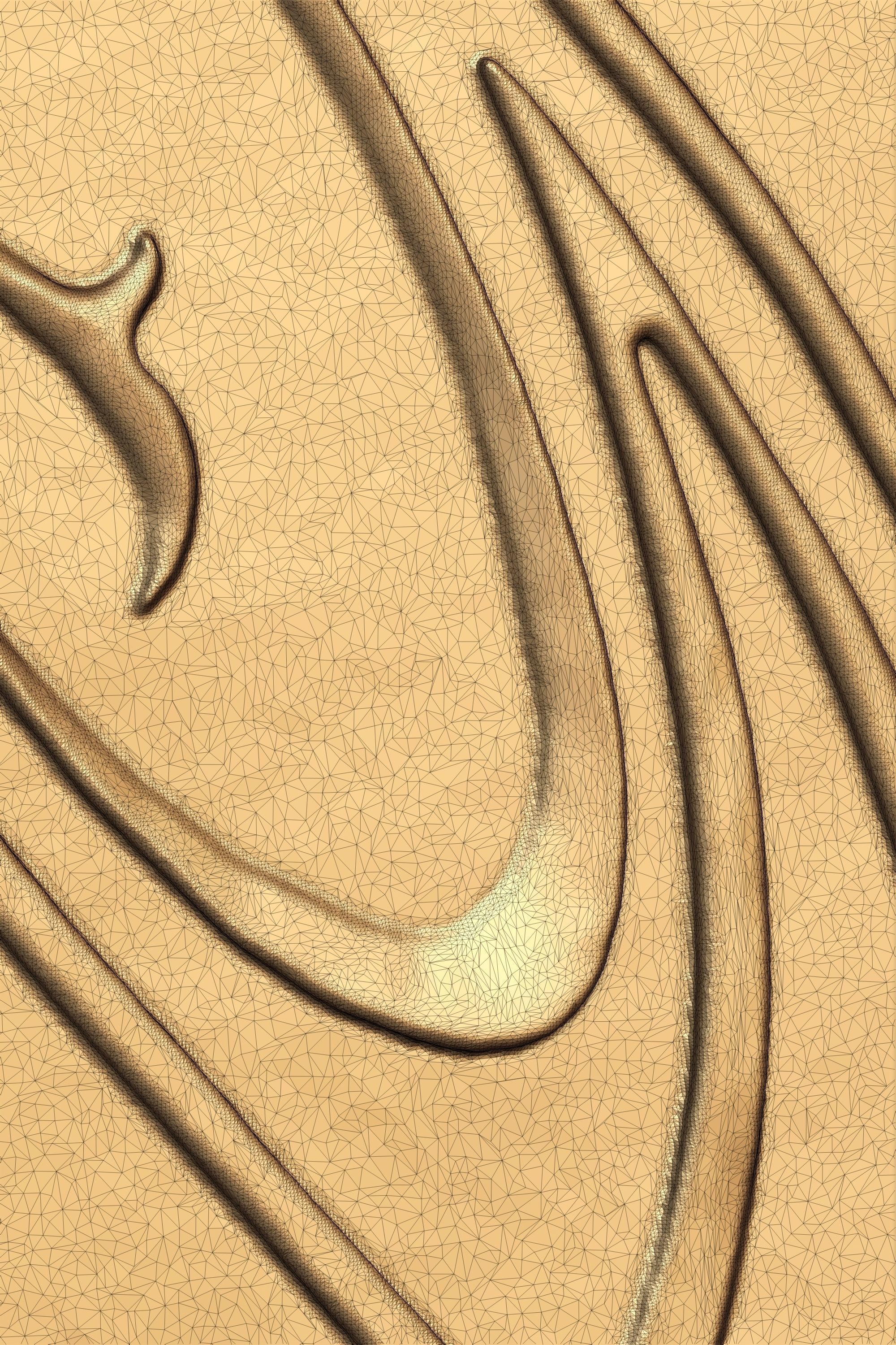 Elven Shield 3D print model_11