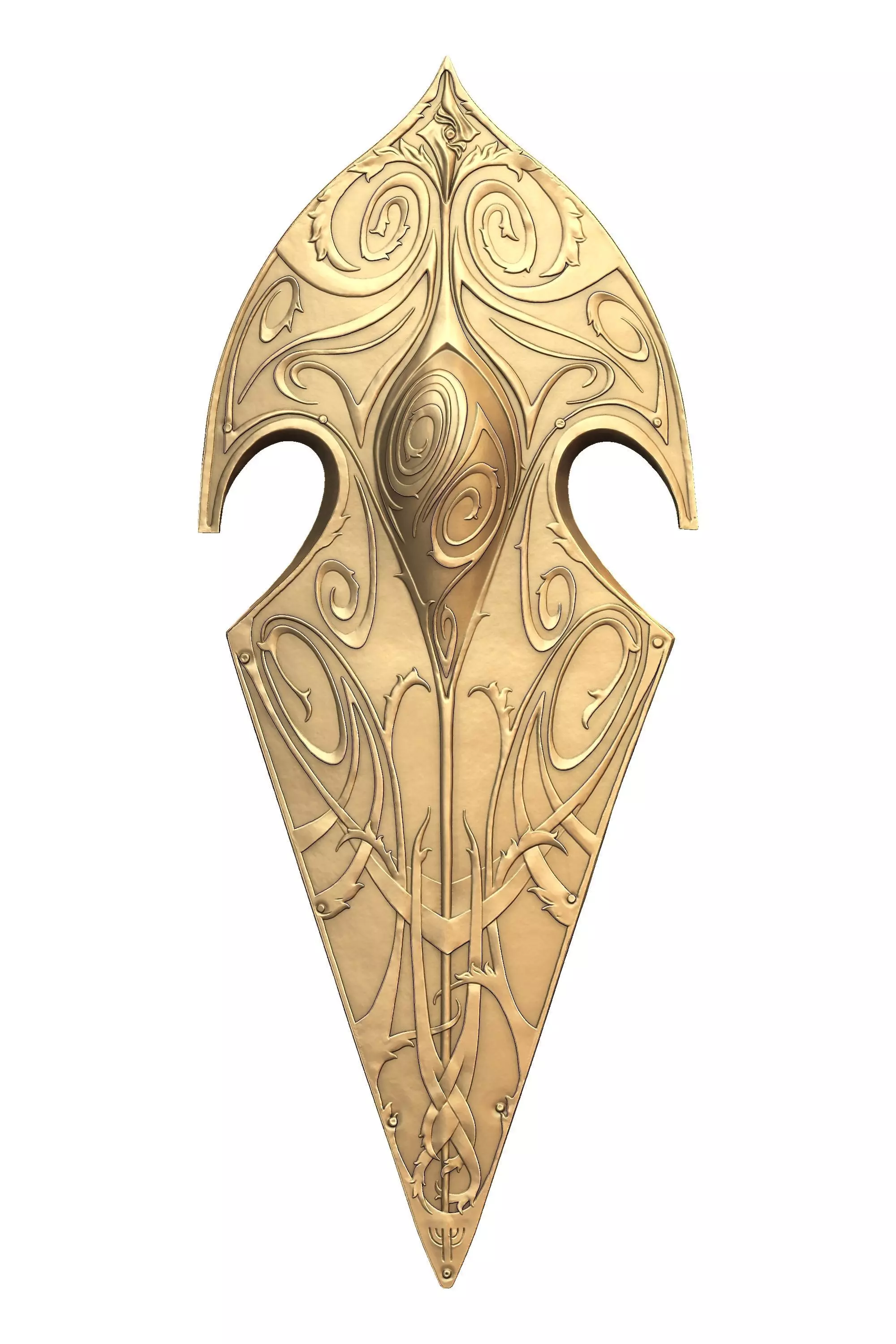 Elven Shield 3D print model_0