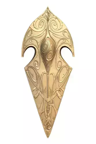 Elven Shield 3D print model