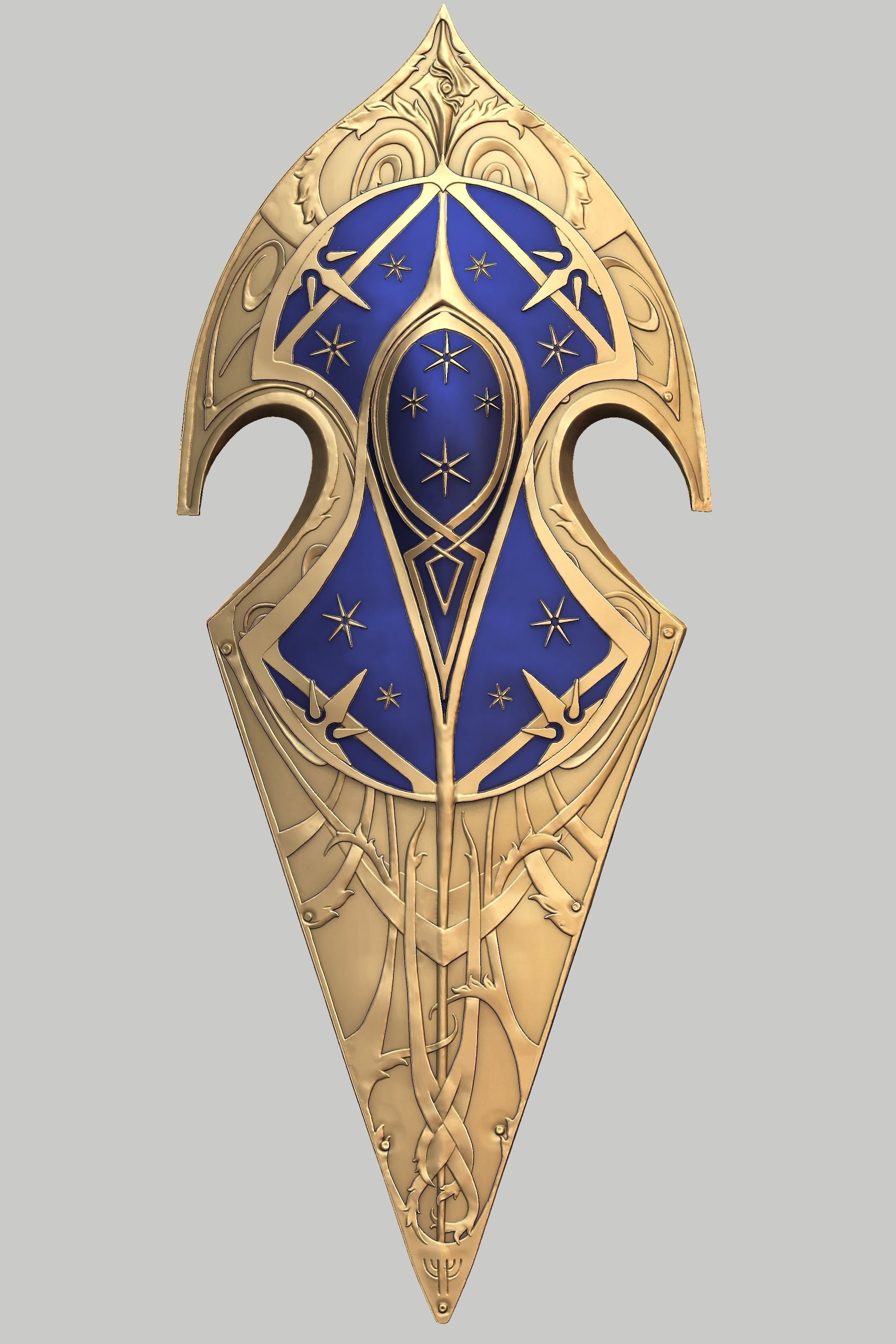 Gil Galads Shield 3D print model_1