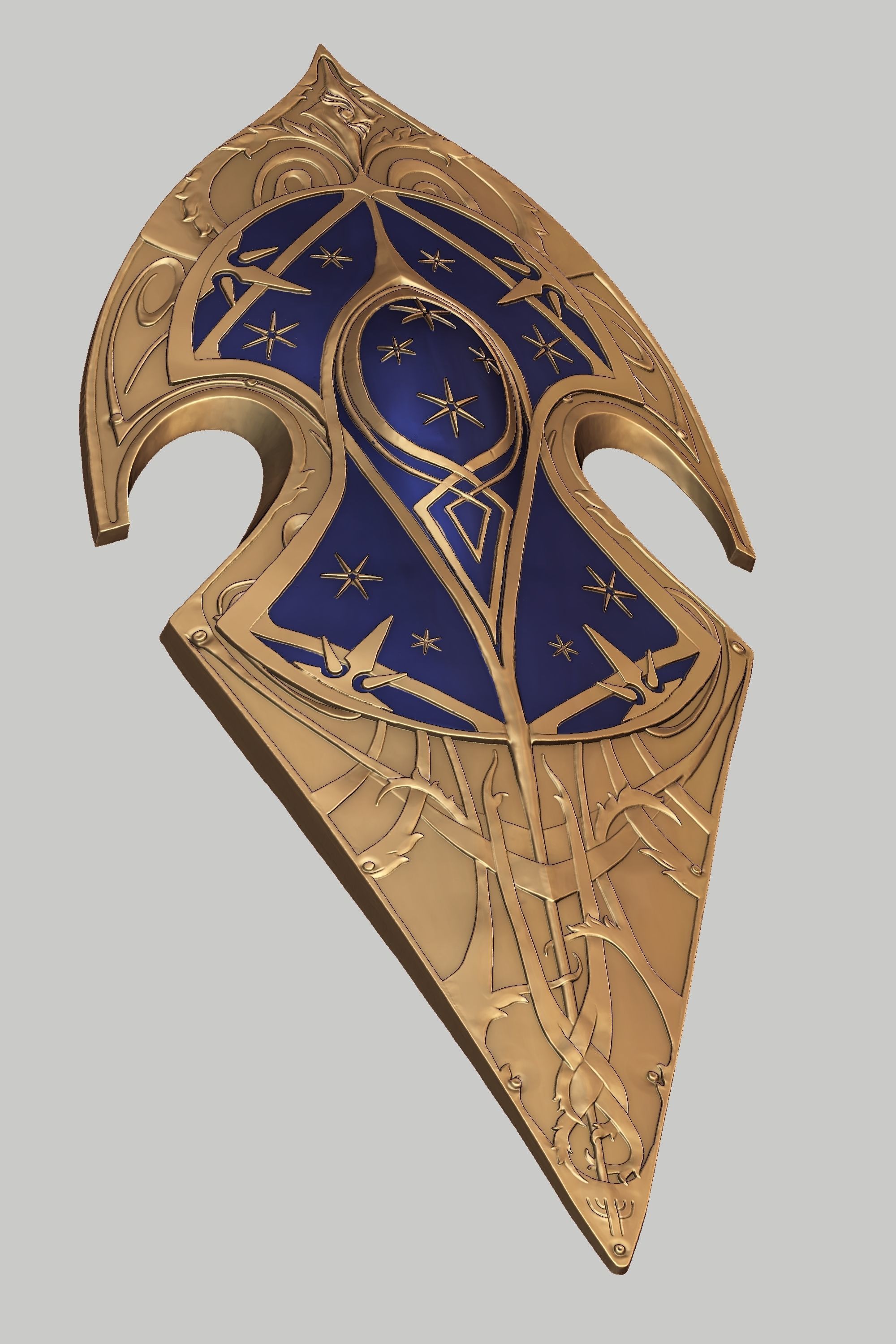 Gil Galads Shield 3D print model_3