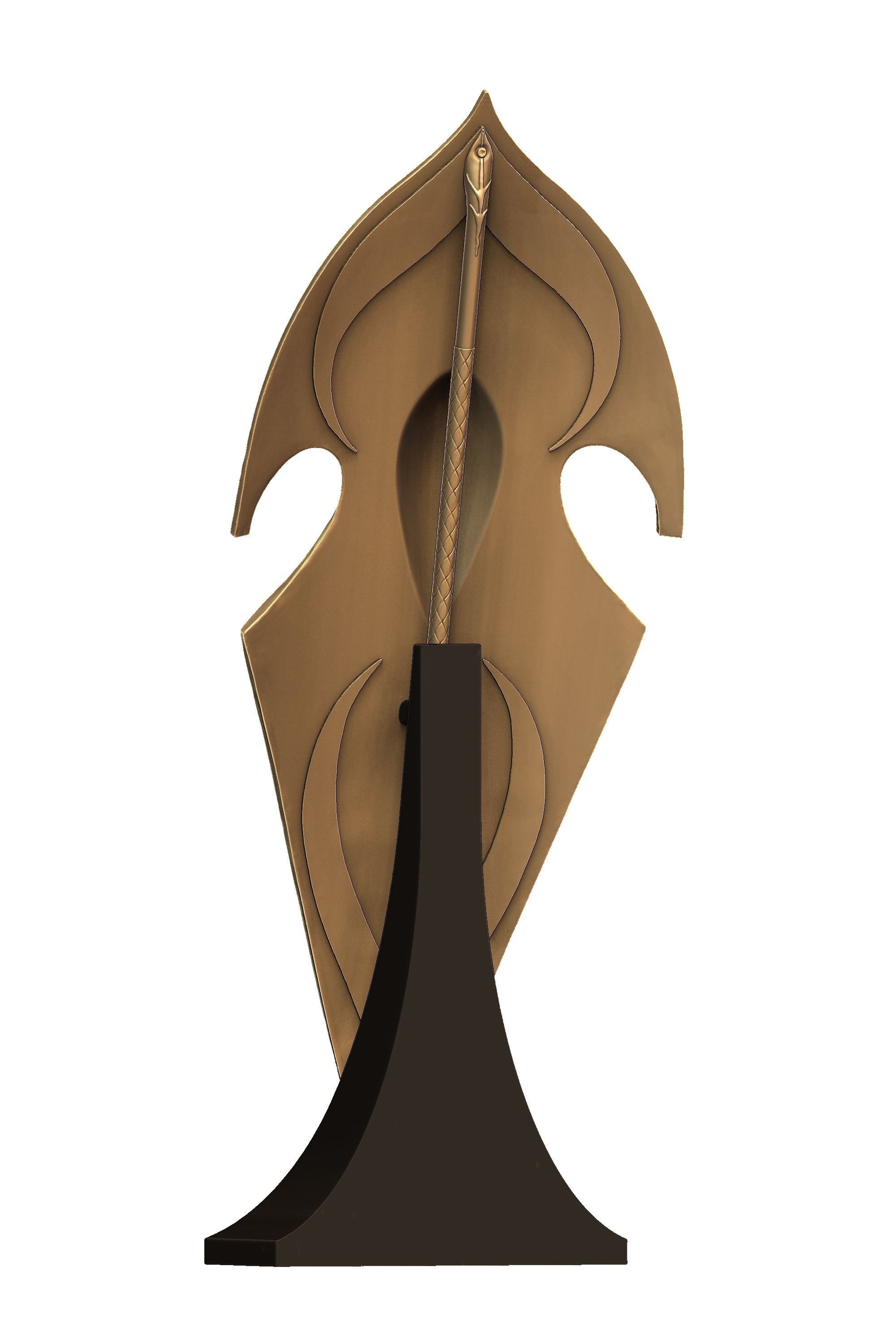 Gil Galads Shield 3D print model_2