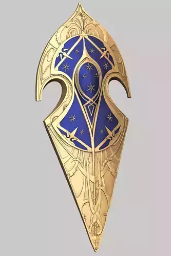 Gil Galads Shield 3D print model
