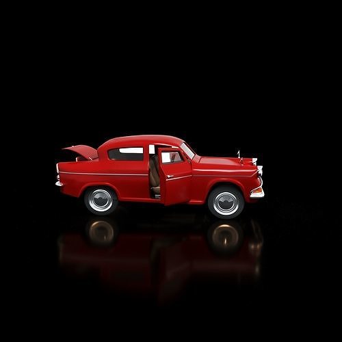 car retro Anglia 4  105E 3D model