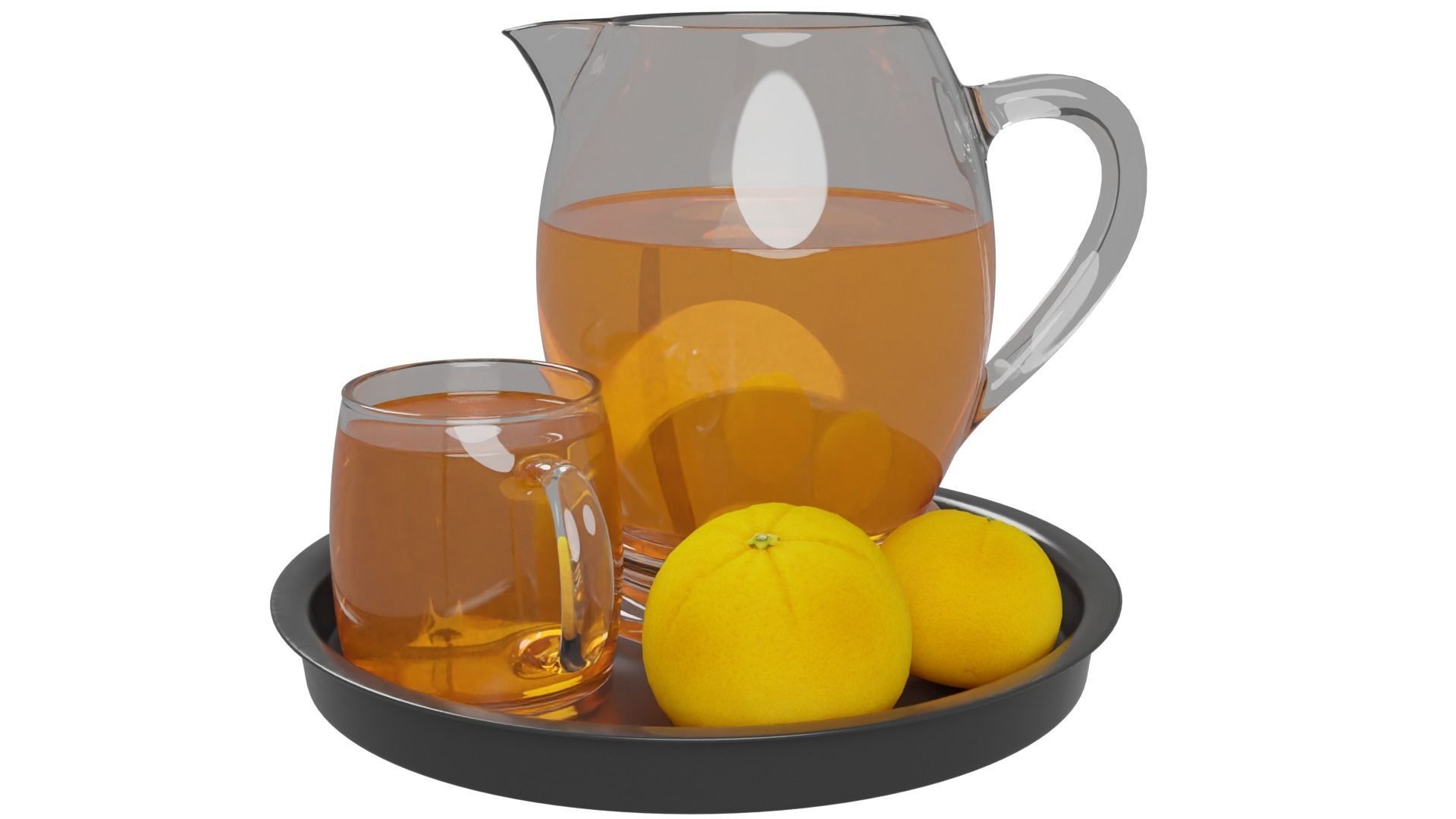 Orange Juice 3D model_1