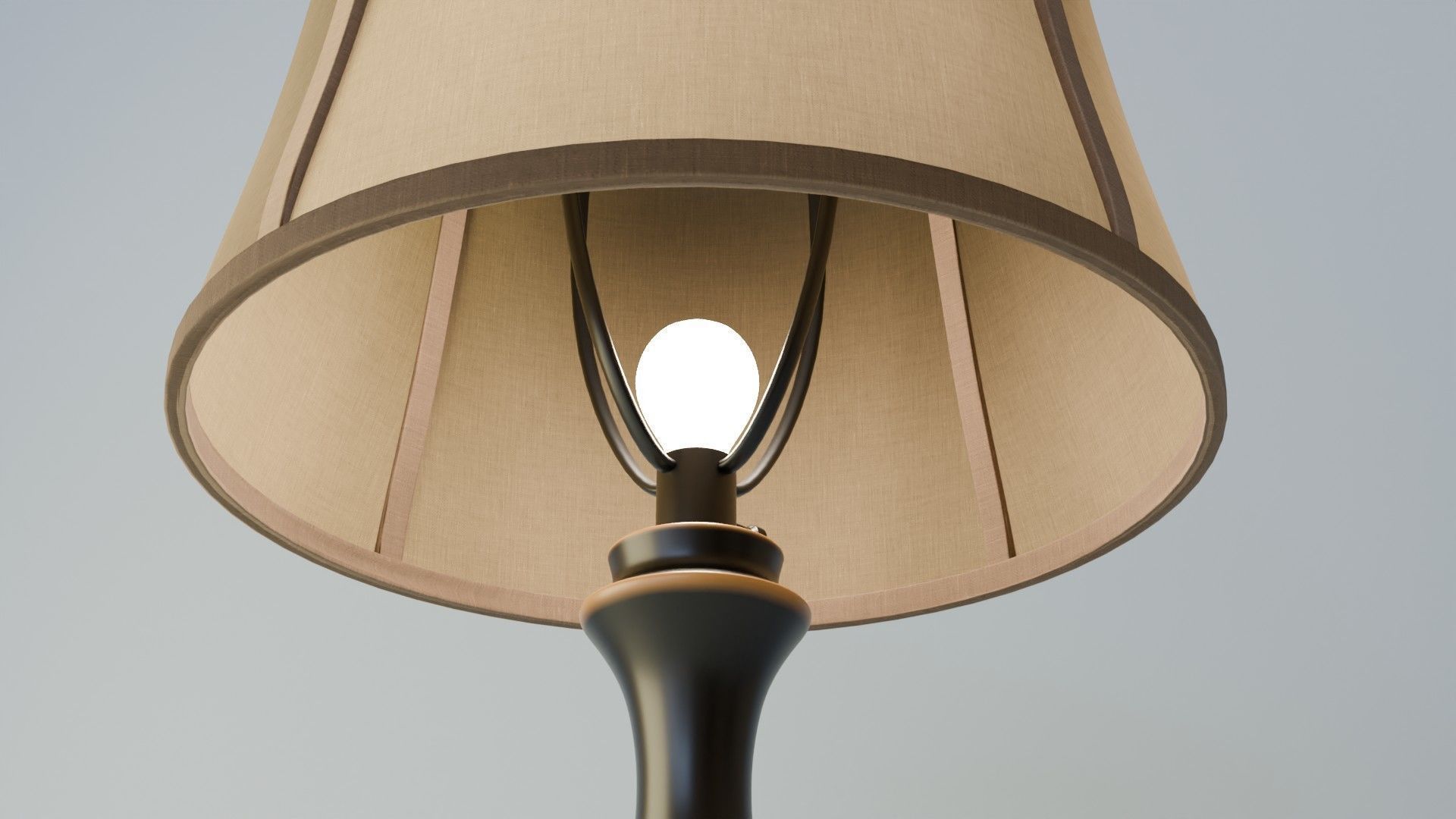 Fancy table lamp 3D model_2