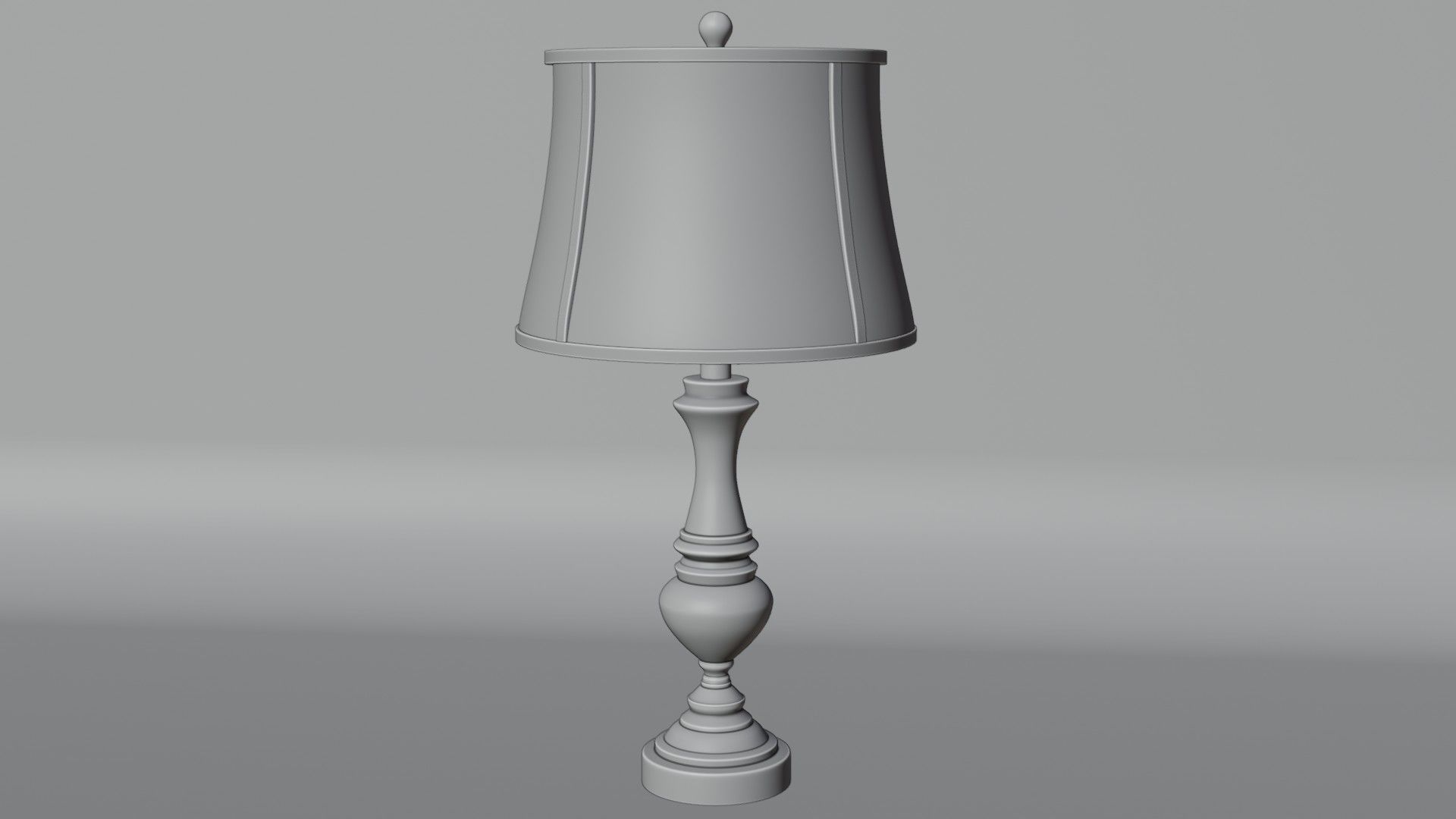Fancy table lamp 3D model_3