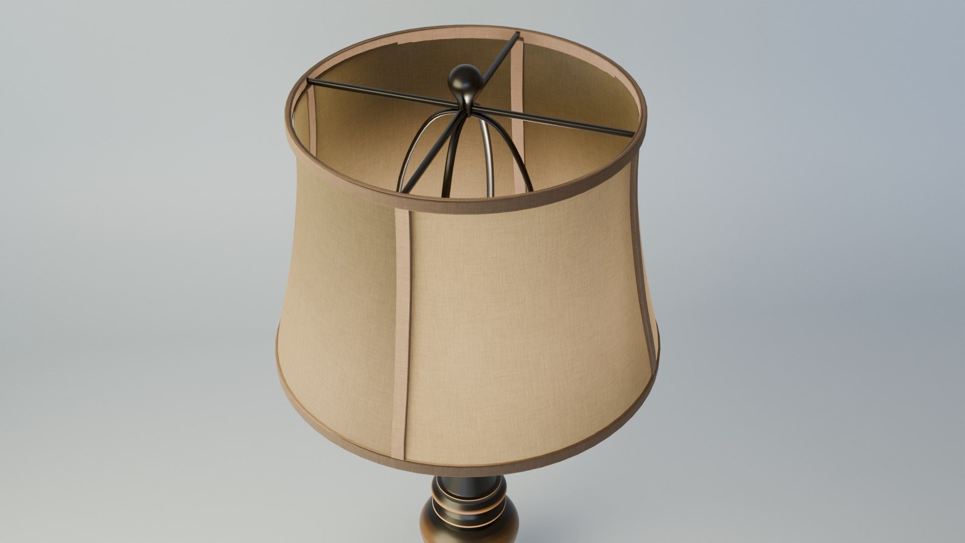 Fancy table lamp 3D model_1