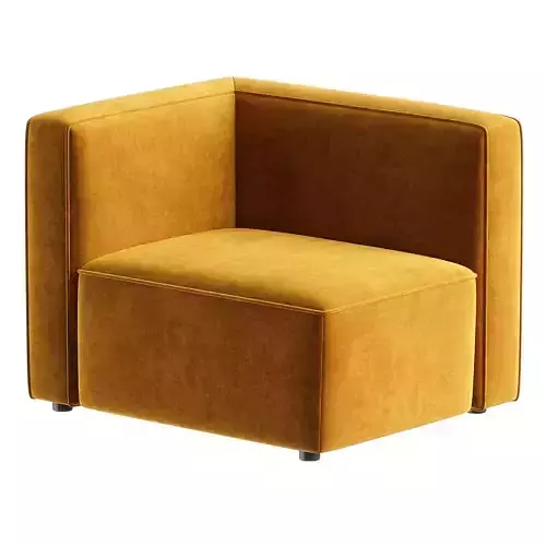 armchair big yellow