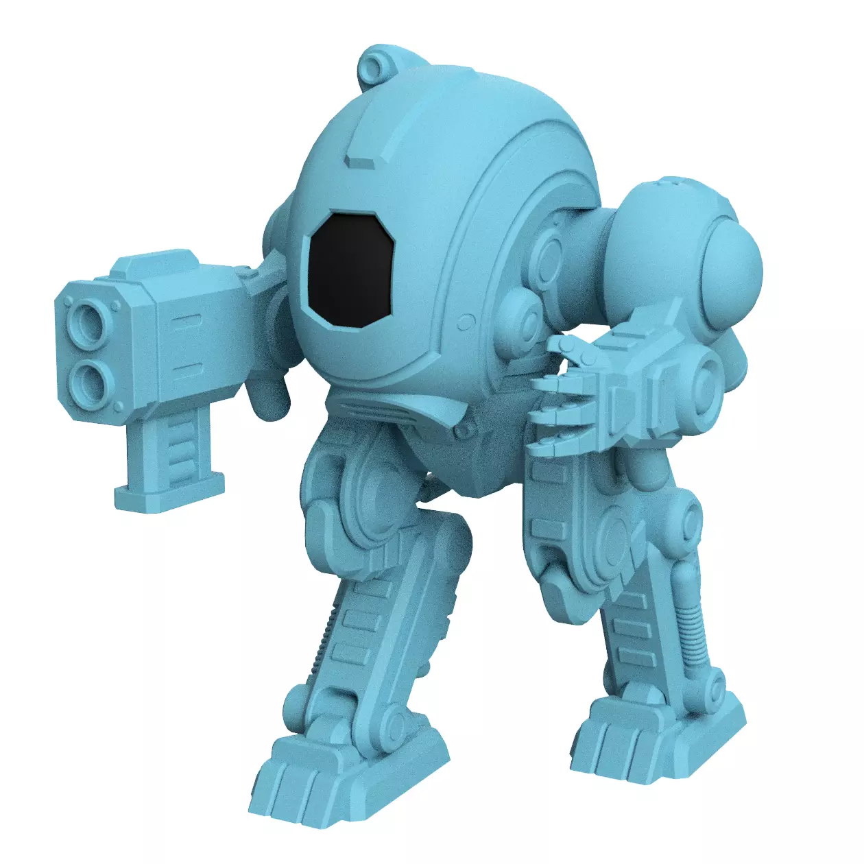 Xeno Mech Modular Miniature 3D print model_0