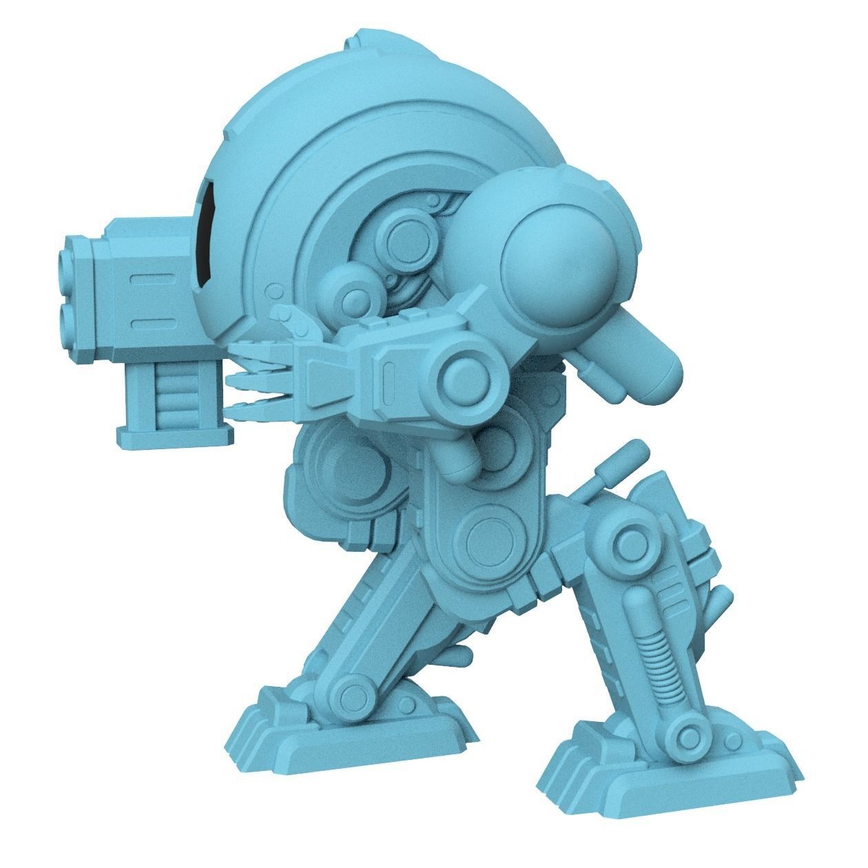 Xeno Mech Modular Miniature 3D print model_2