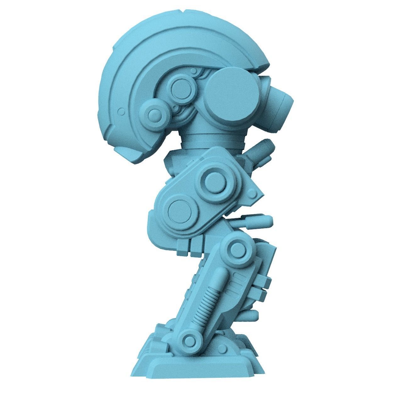 Xeno Mech Modular Miniature 3D print model_6