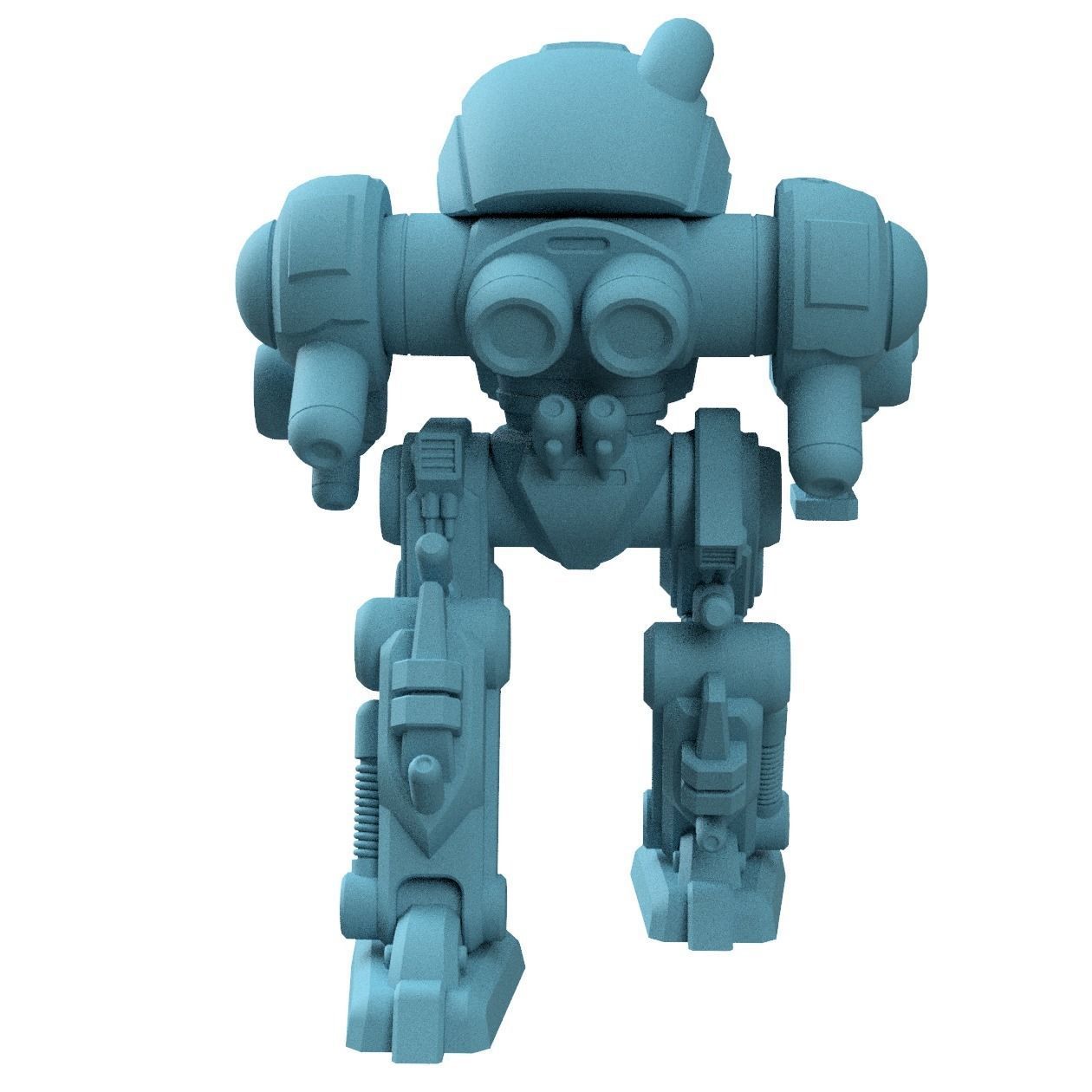 Xeno Mech Modular Miniature 3D print model_4