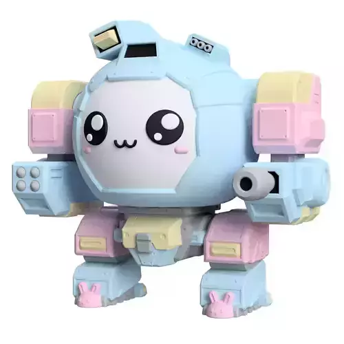 UWU Strike Force Slippy Mech Miniature 3D print model