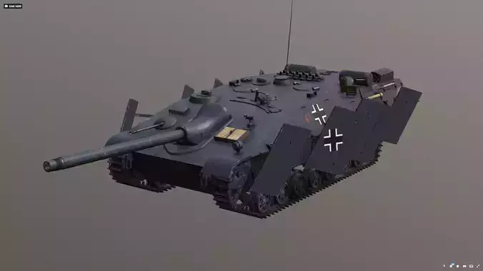 Schnell Jagdpanzer Aureole - Grau with Armor