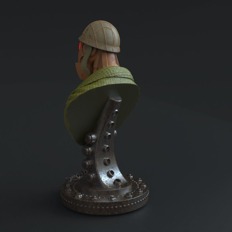 G I ROBOT from Creatures Commandos fanart 3D print model_22