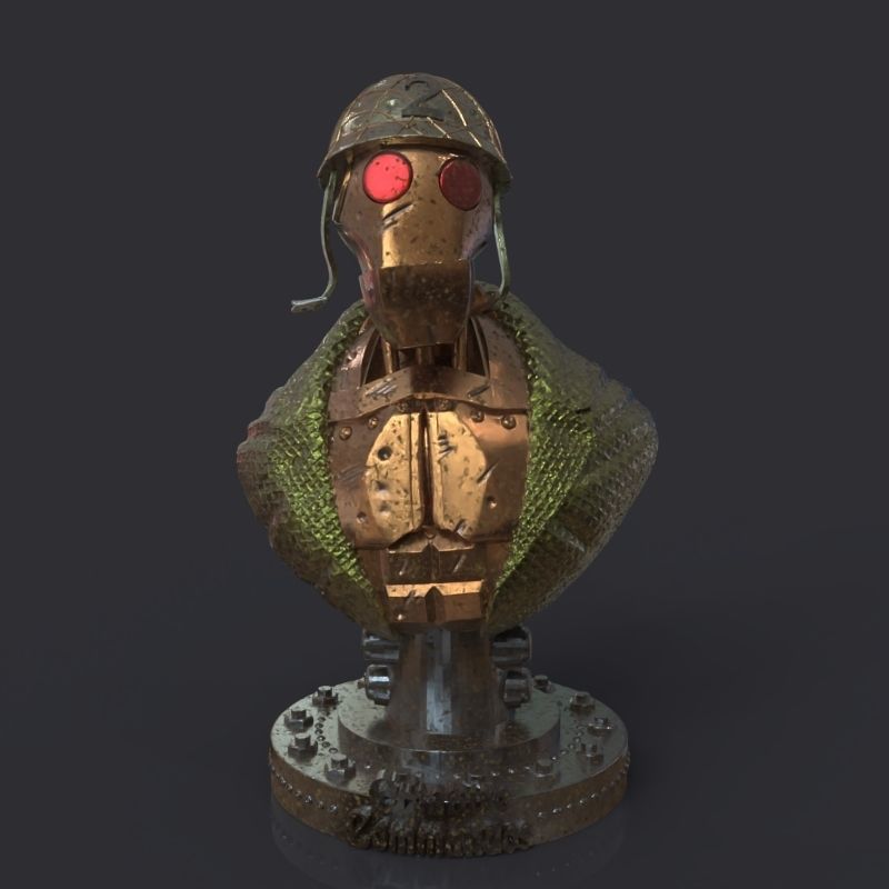 G I ROBOT from Creatures Commandos fanart 3D print model_18