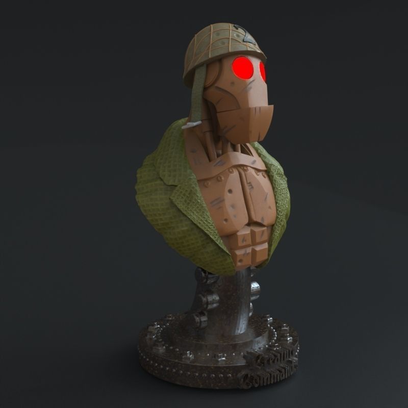 G I ROBOT from Creatures Commandos fanart 3D print model_28