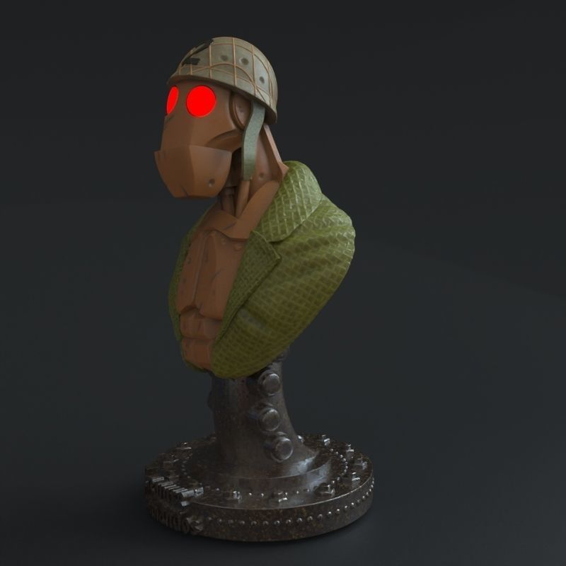 G I ROBOT from Creatures Commandos fanart 3D print model_20