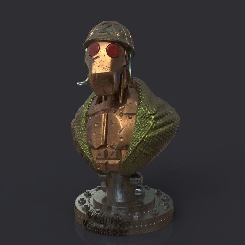 G I ROBOT from Creatures Commandos fanart 3D print model_7