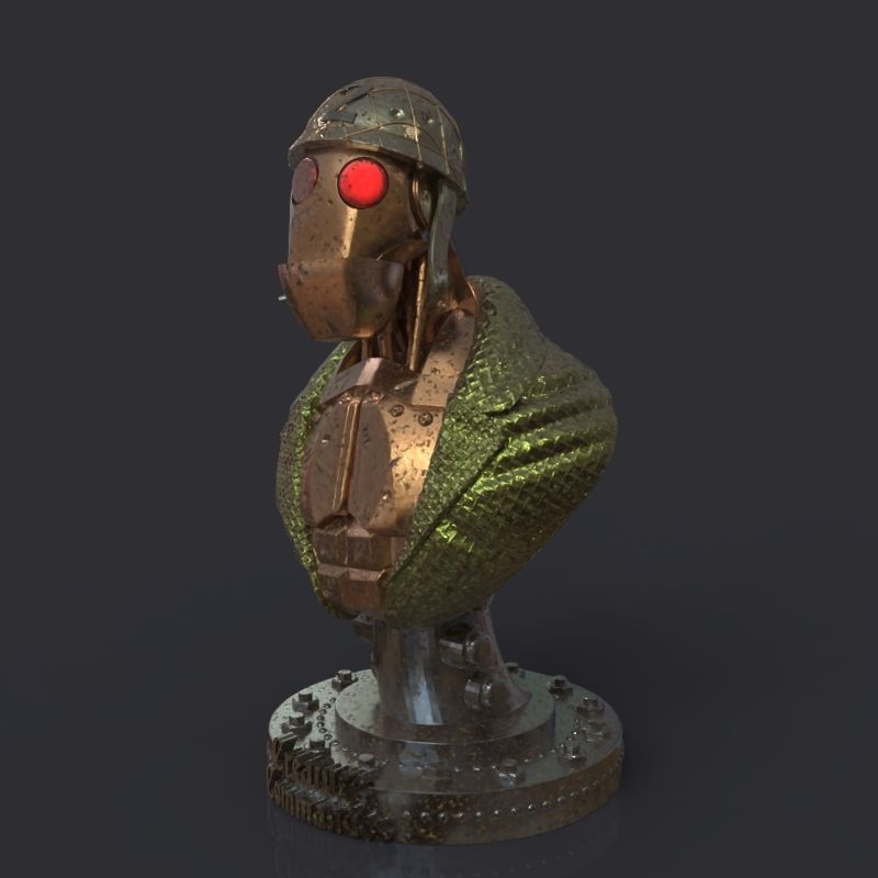 G I ROBOT from Creatures Commandos fanart 3D print model_8