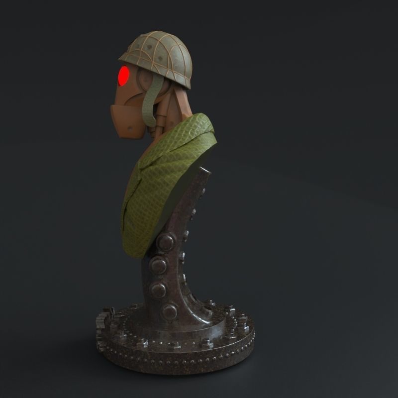 G I ROBOT from Creatures Commandos fanart 3D print model_21