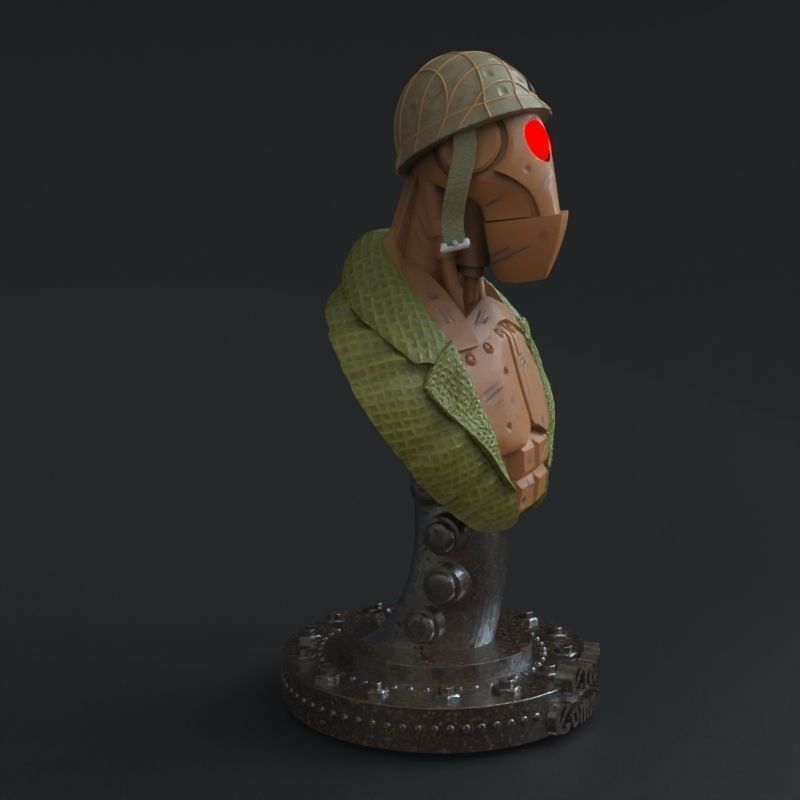 G I ROBOT from Creatures Commandos fanart 3D print model_27