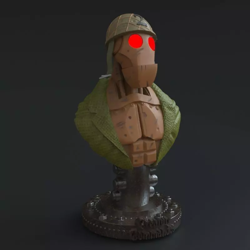 G I ROBOT from Creatures Commandos fanart 3D print model_0