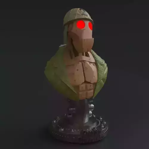 G I ROBOT from Creatures Commandos fanart 3D print model