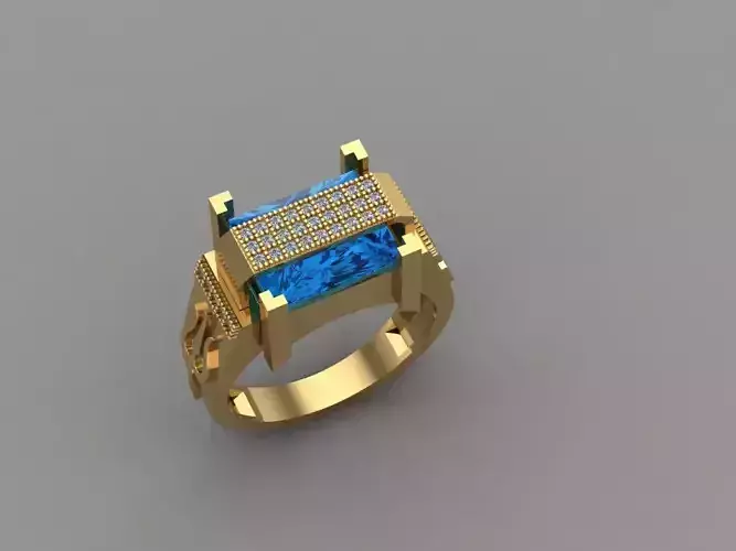 om ring 3D print model