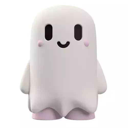 Giggles the Friendly Ghost Art Toy Figure 3D print model