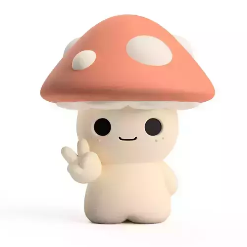 Mushroom Baby Figure Game of Shrooms 2024