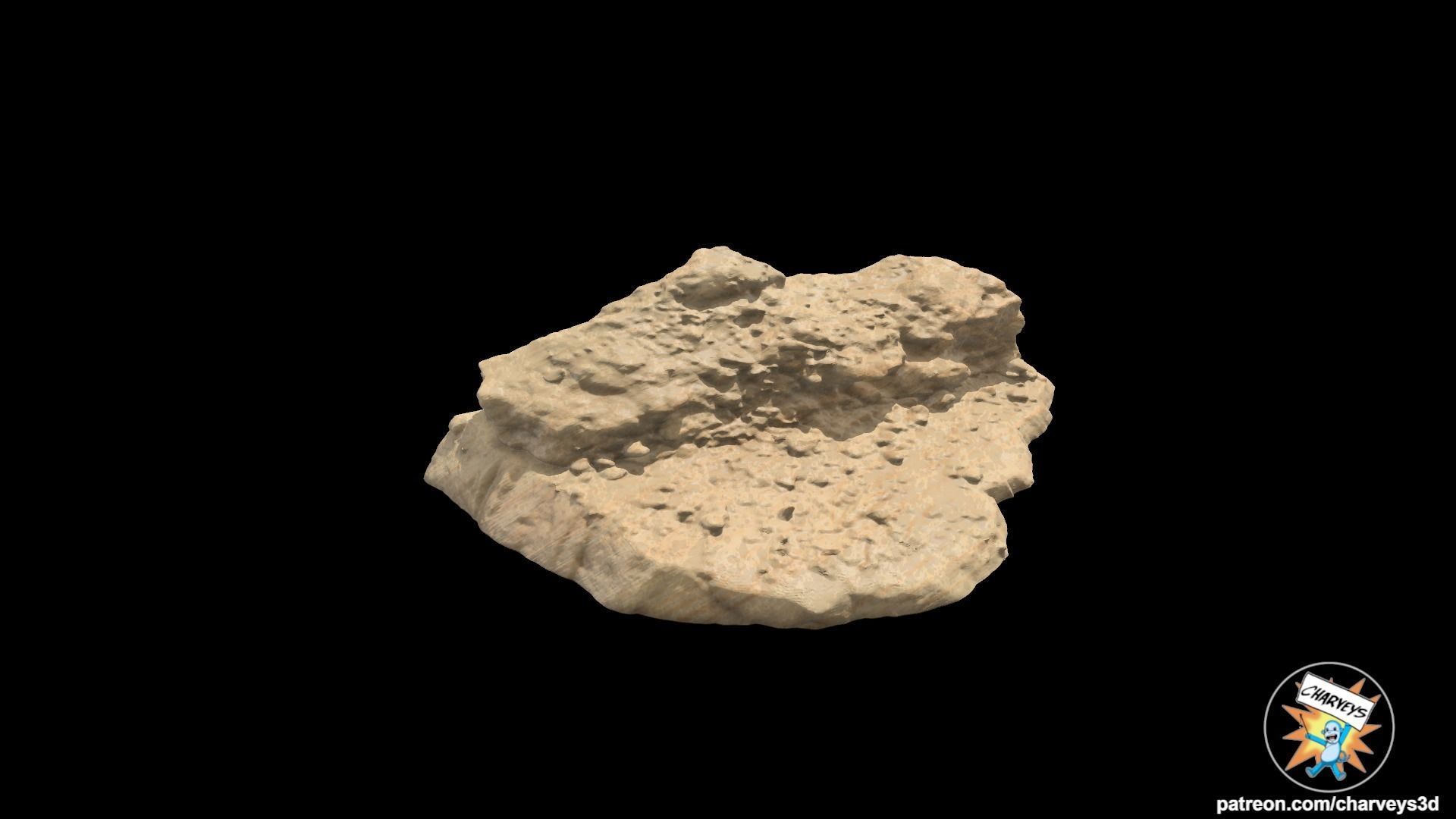 Star Wars Jundland Wastes Diorama for action figures 3D print model_3