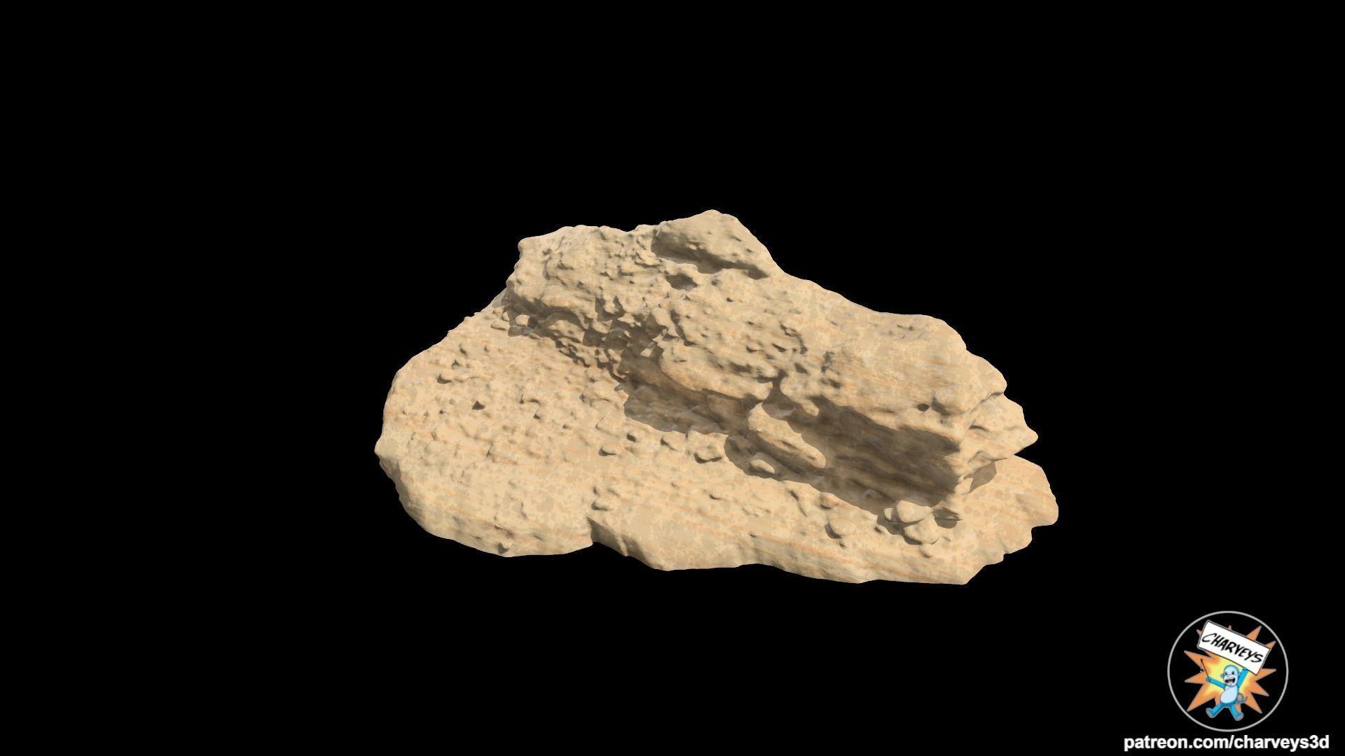 Star Wars Jundland Wastes Diorama for action figures 3D print model_2