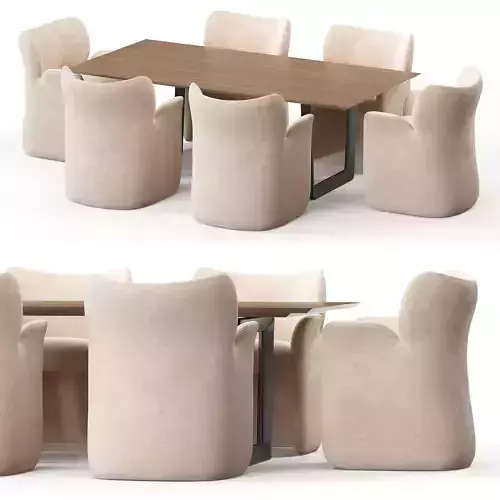 Beat chair and Bolero table