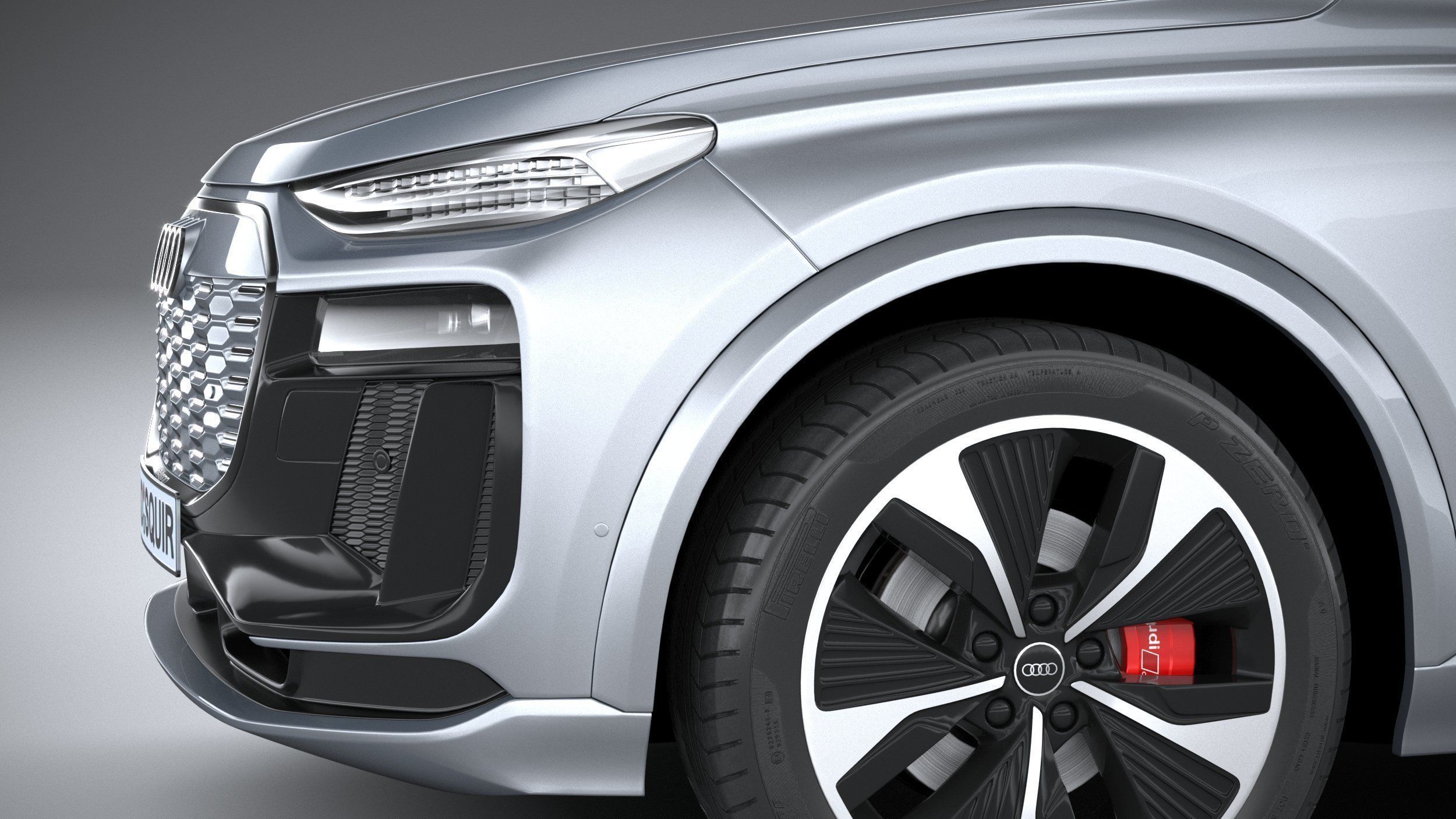 Audi SQ6 e-tron 2025 3D model_3